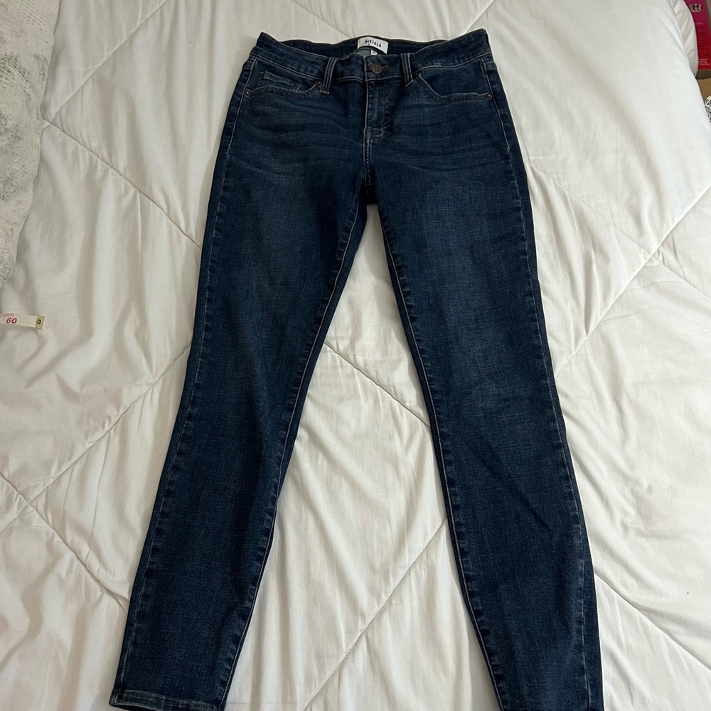 Dark blue PISTOLA skinny jeans size 27